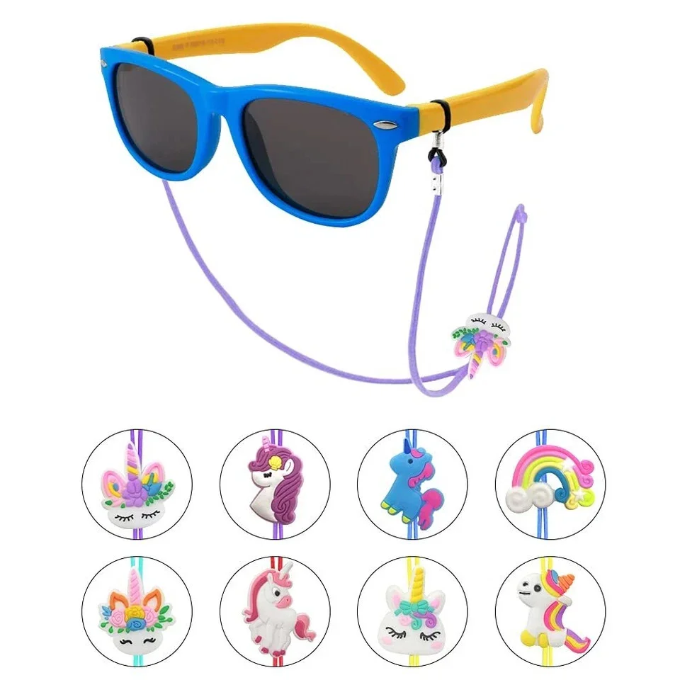 8 Pcs Kids Glasses Strap Adjustable Stretchy Eyeglasses Strap for Boys Girls 2