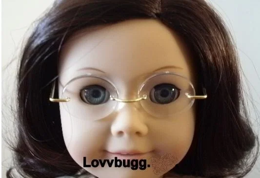 Gold Wire Frame Eye Glasses for American Girl 18" Doll FREESHIP ADDS! LOVVBUGG! 3